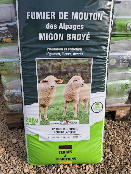 Fumier de mouton 20kg